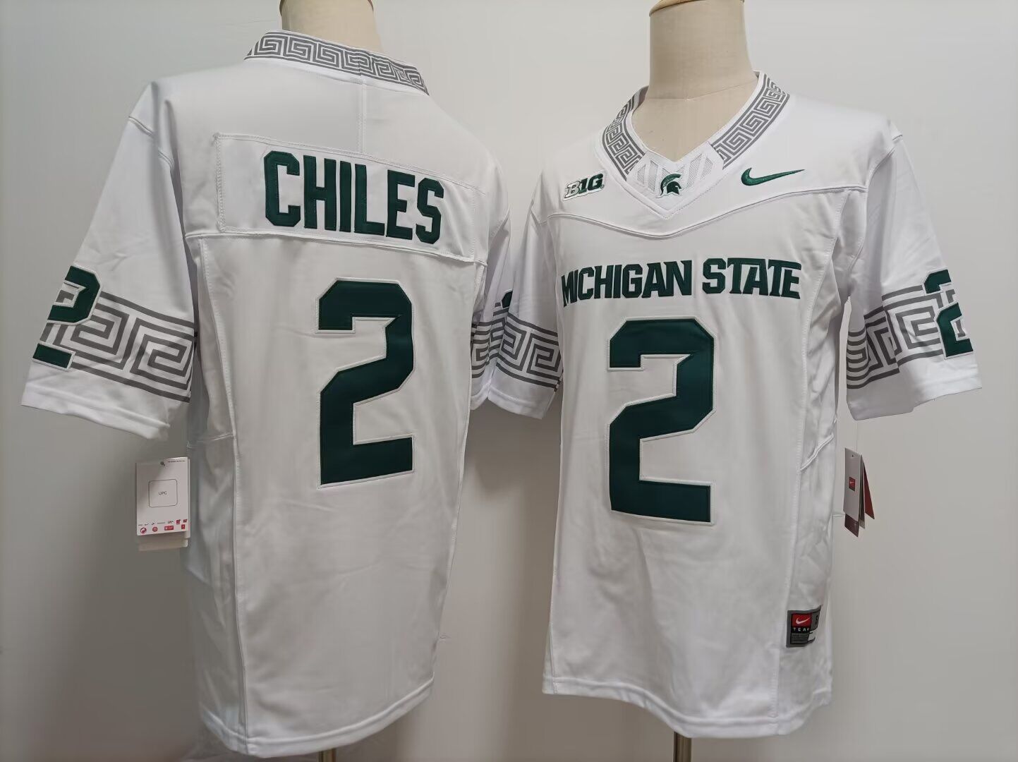 Men NCAA Michigan State #2 Chiles White 2024 Nike jersey->indianapolis colts->NFL Jersey